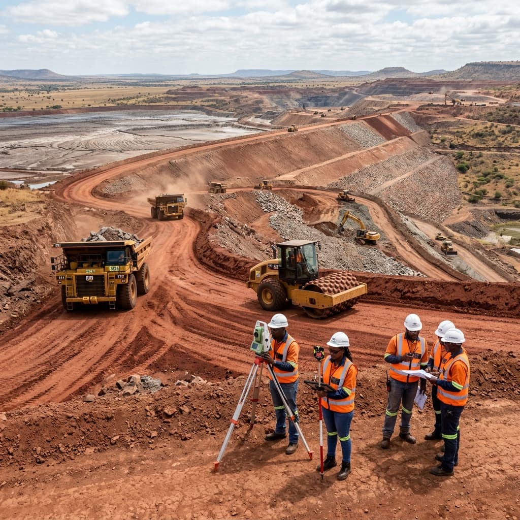 Tailings Dam & Access Roads